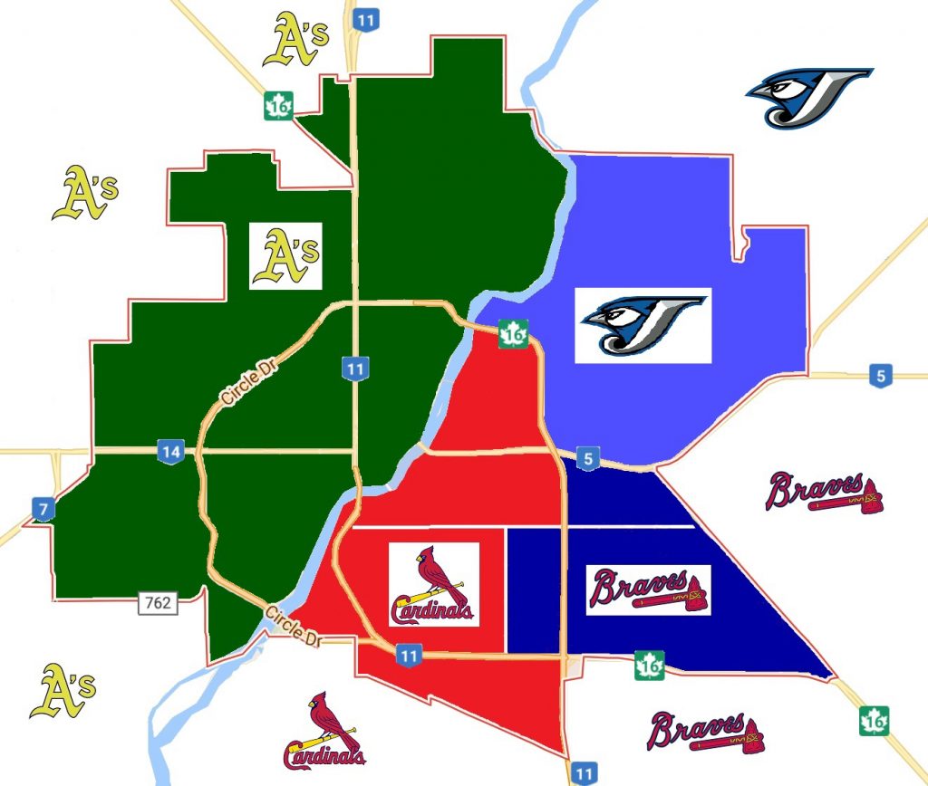 Saskatoon City Limits Map Zone Map – Baseball Saskatoon