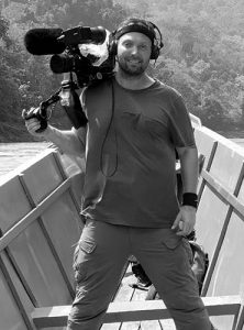 Morten Bastholm with camera in Peru