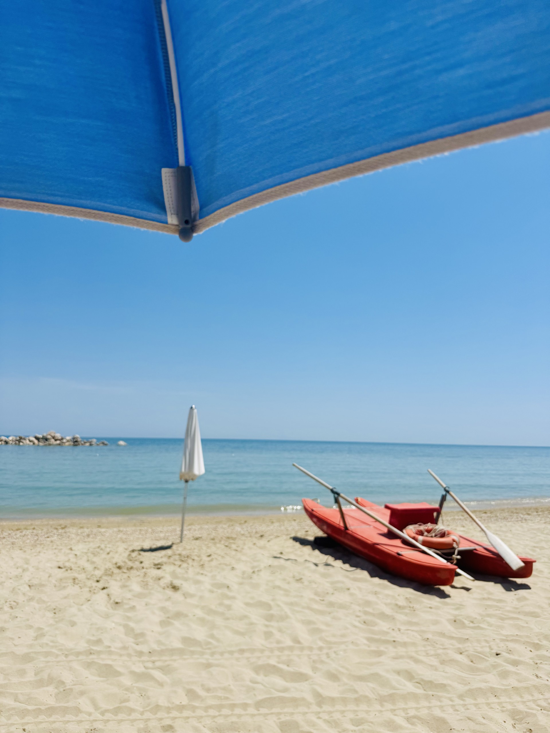 Am Strand von Alba Atriatica