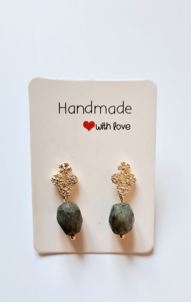 Labradorite Earrings - Gemstone