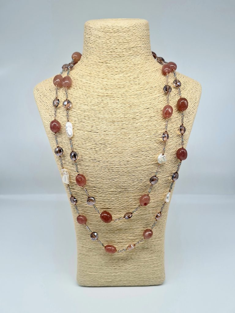 Aiana - Gemstone long Necklace s