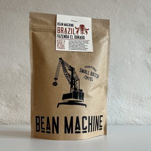 Pose med hele kaffebønner fra Brazilien ristet af Bean Machine