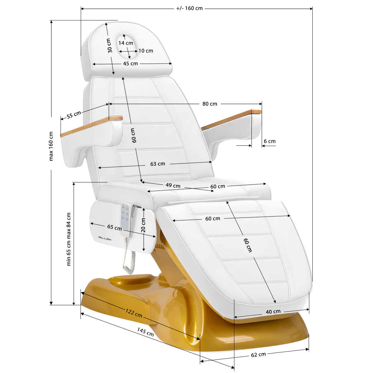 SILLON Lux 273b GOLD - Billede 2