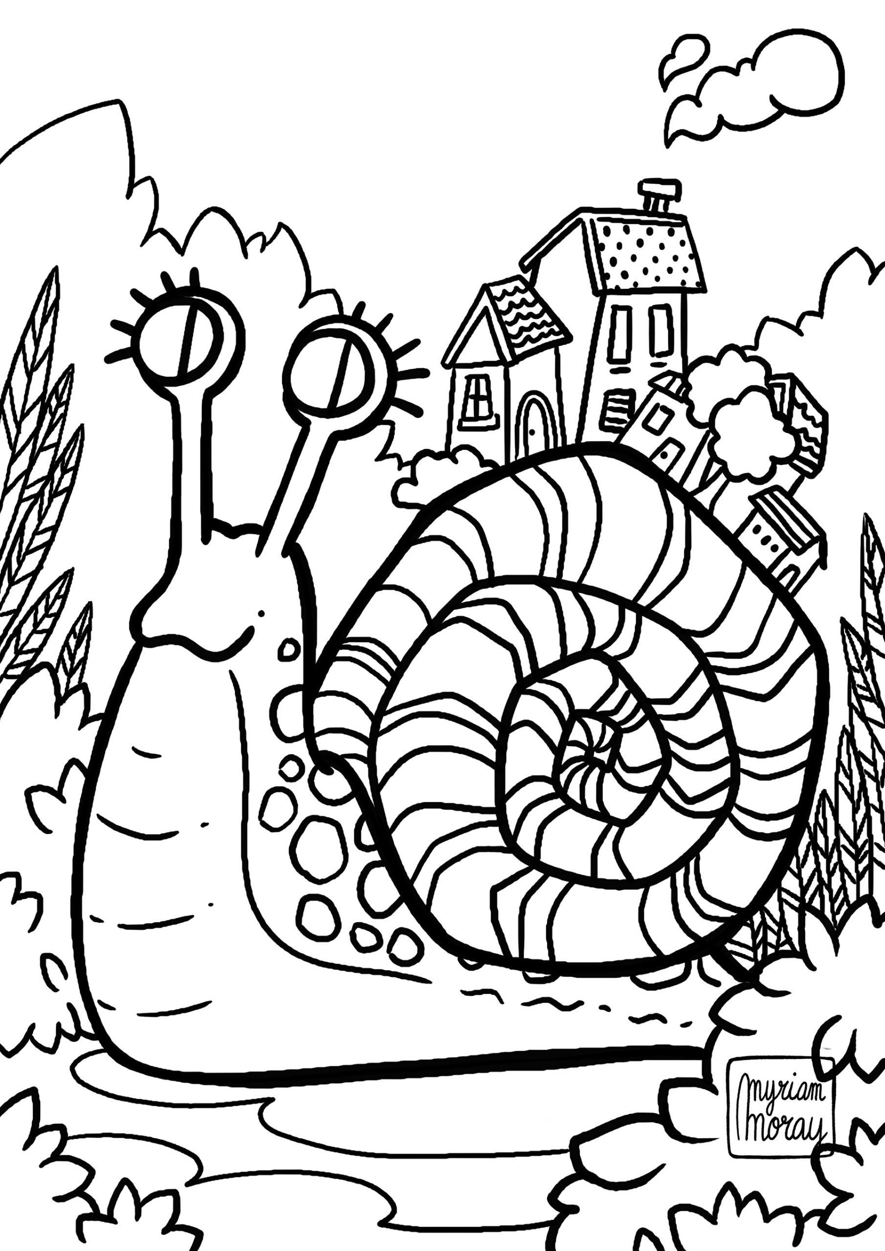 myriam_coloriage_escargot