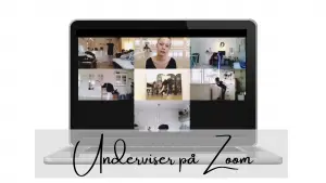 Read more about the article Underviser på Zoom