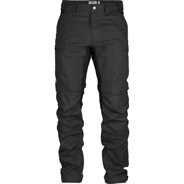 Fjällräven Mens Abisko Lite Trekking Zip-Off Trouser (Grå (DARK GREY-BLACK/030-550) 46)
