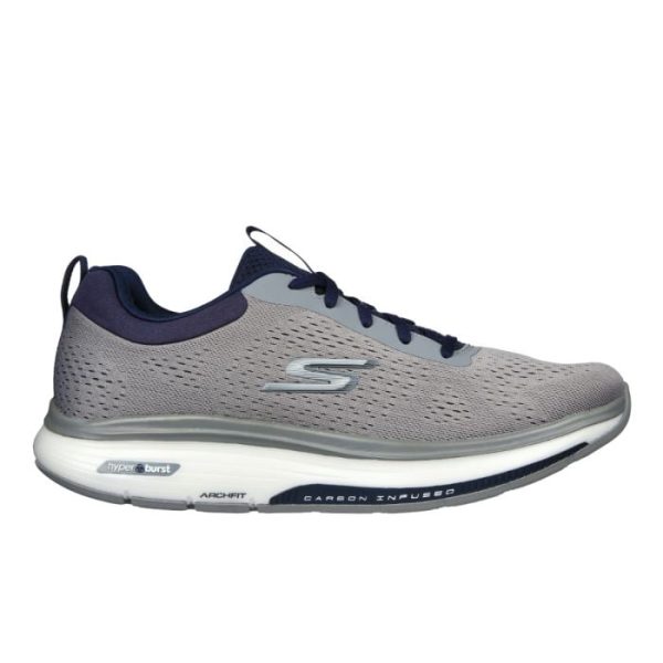 Skechers Go Walk Arch Fit Str. 42 - Grå Herre Vandresko med Carbonplade