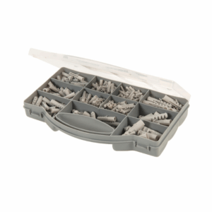 fixman rawplugs & dybel sortimentbox 330 stk Fixman Rawplugs & Dybel sortimentbox - 330 stk