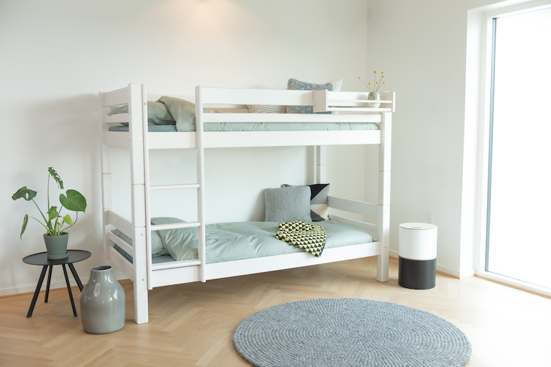 køjeseng 70 x 200 cm, hvid, delbar, lige stige 25 års garanti, scanliving premium Køjeseng 70 x 200 cm, hvid, delbar, lige stige - 25 års garanti, Scanliving Premium