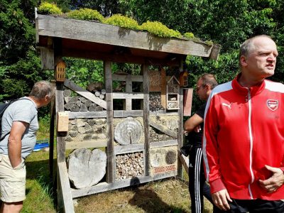 Sideline beekeeping on the country side