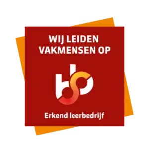 Het logo van de Samenwerkingsorganisatie Beroepsonderwijs Bedrijfsleven die laat zien dat Beeldscherp een erkend leerbedrijf is.