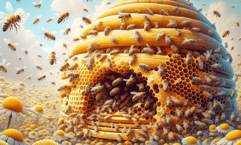 Exploring the Intricate World inside of a beehive