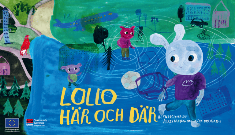 Omslag till boken Lollo här och där
