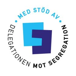 Logotyp för Delegationen mot segregation