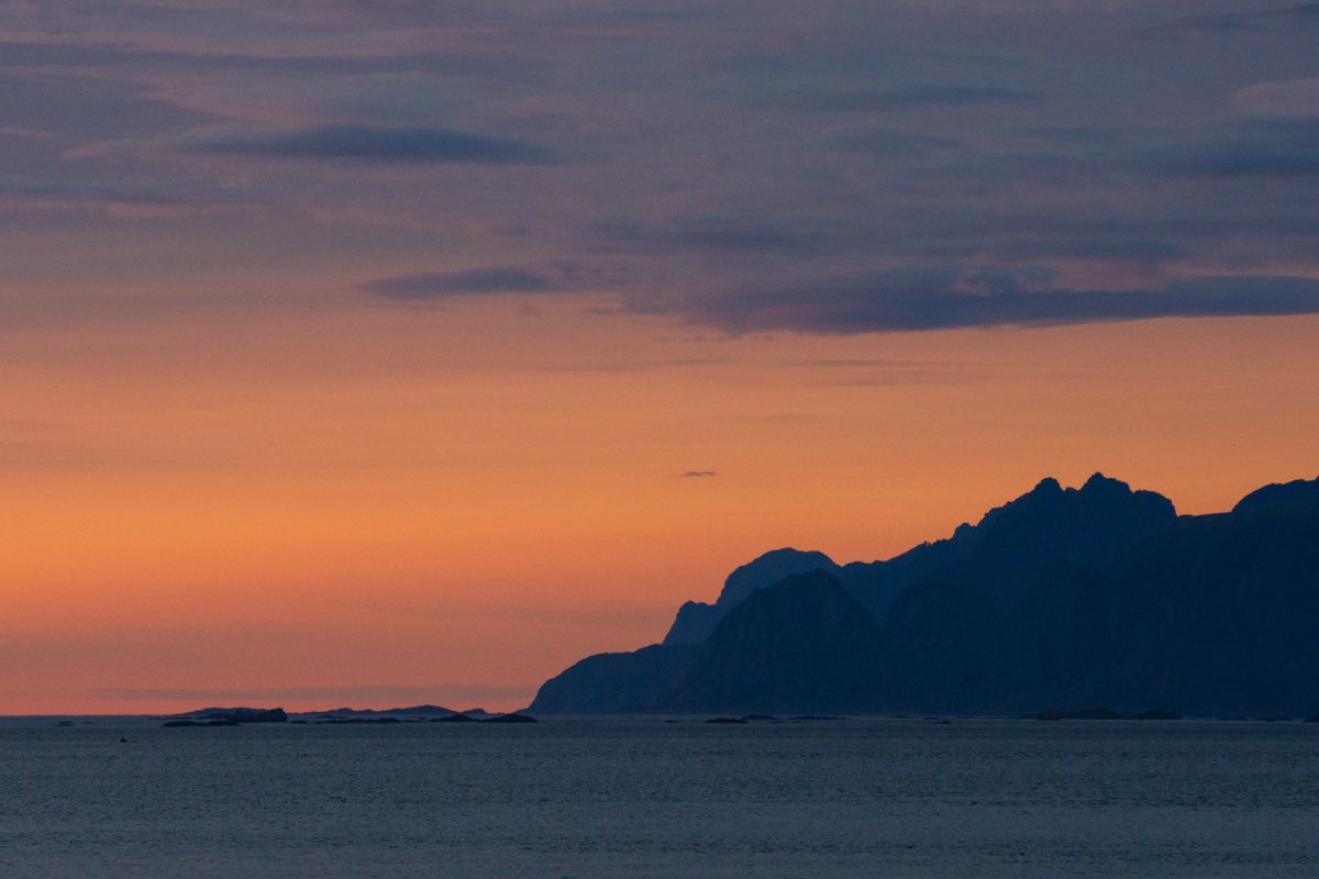 Sonnenuntergang auf Varoy