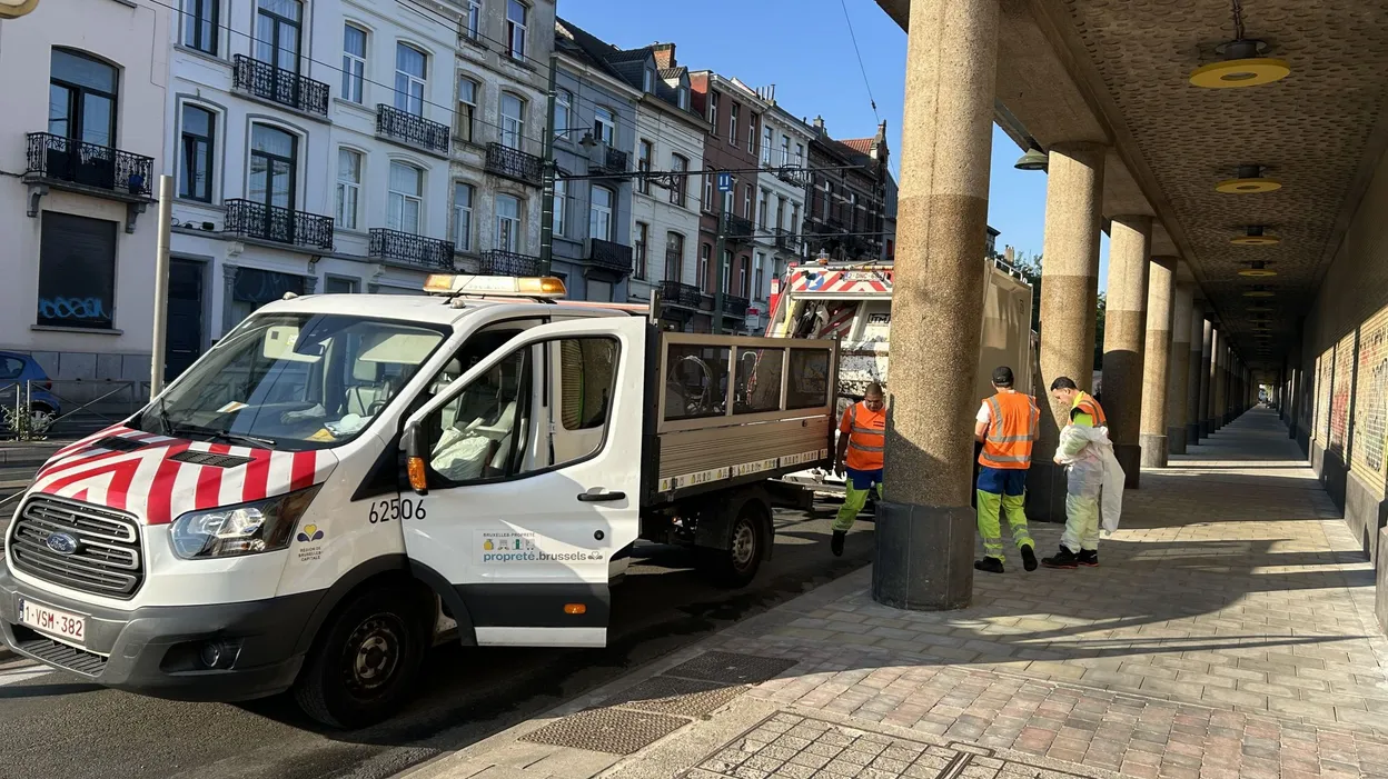 Gare du Midi : grande opération propreté à Saint-Gilles