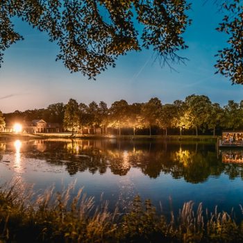 Dinner on a lake