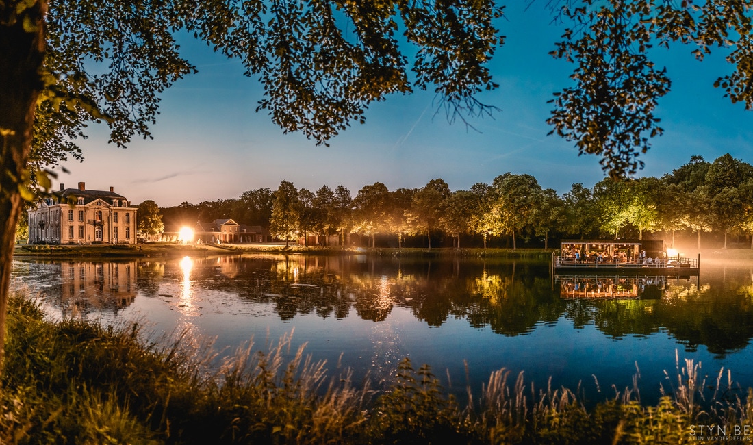 Dinner on a lake