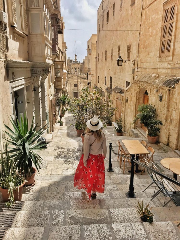 Valletta streets Malta
