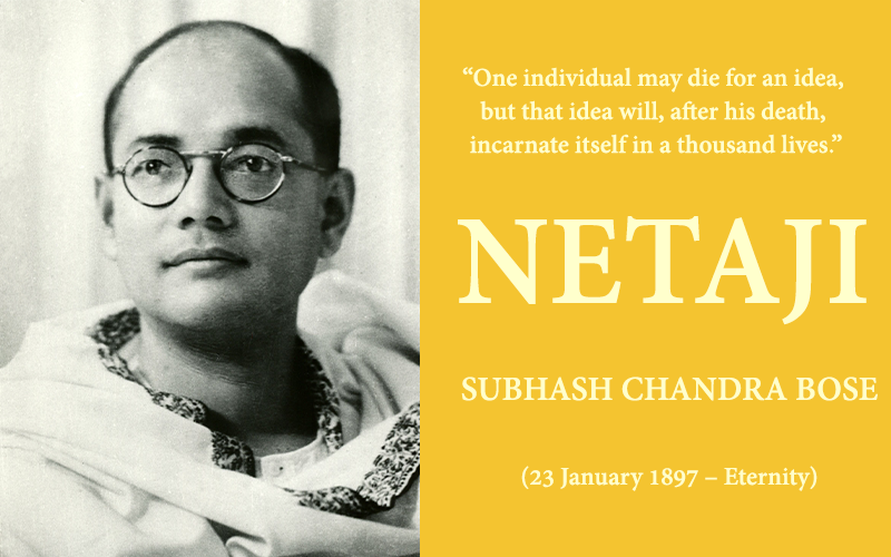 NETAJI SUBHASH CHANDRA BOSE – THE PHILOSOPHER