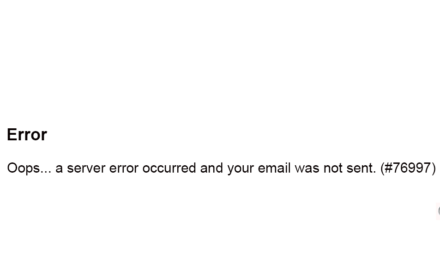 OOPS… A SERVER ERROR OCCURRED AND YOUR EMAIL WAS NOT SENT. (#76997)