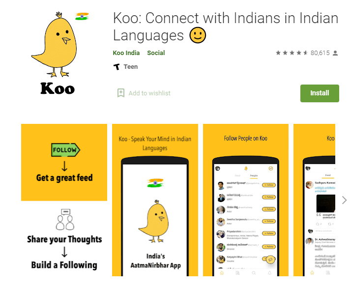 Koo, Indias own microblogging app