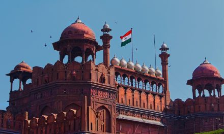 The famous Red Fort of India