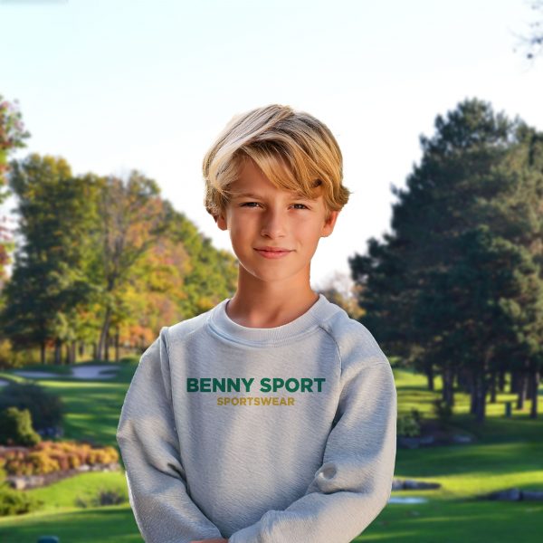 BENNY SPORT Kids Sweatshirt with Green Print