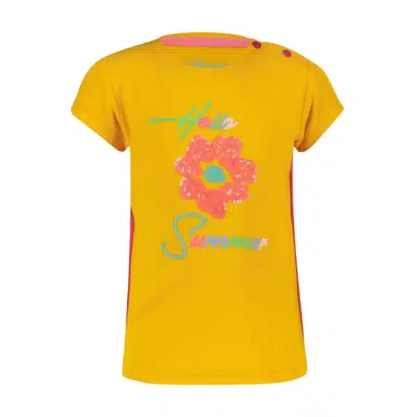 Mango Yellow T-shirt Clara - Voorkant