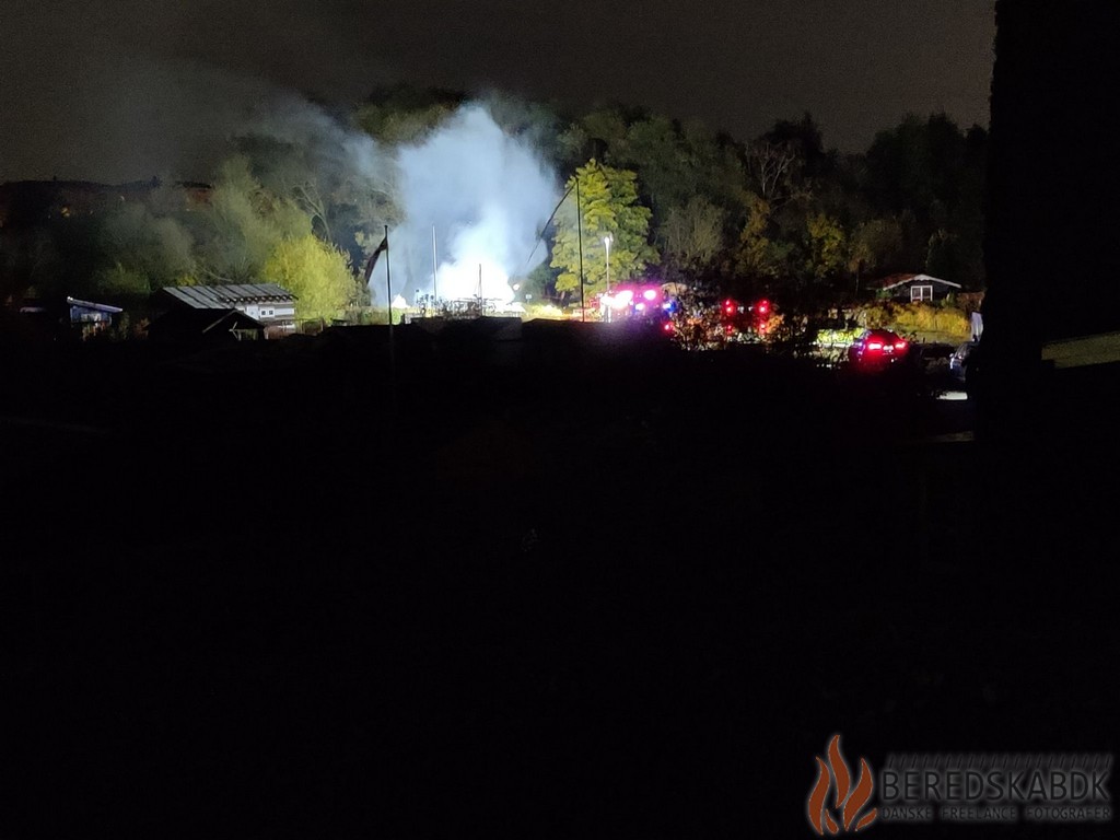 31/10-20 Brand i kolonihavehus, HF Enghave, Horsens