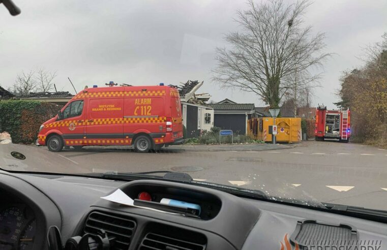 02/12-20 Brandvæsnet tilkaldt til samme brand på Strandvejen i Silkeborg