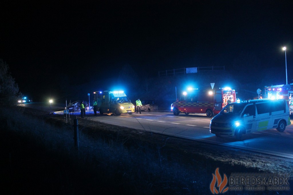 07/02-21 Voldsom færdselsuheld på Rute 461 Østbirk