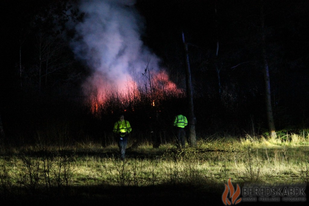 24/04-21 Brand i sommerhus på Østervang i Bryrup