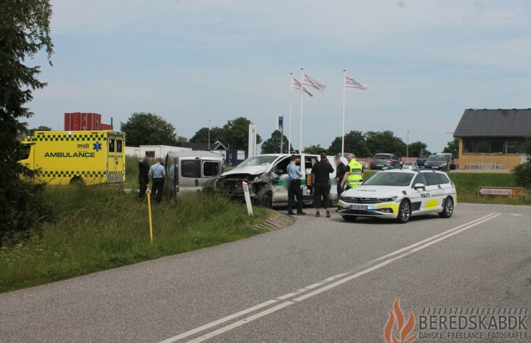 29/06-21 Færdselsuheld på Silkeborgvej i Brædstrup