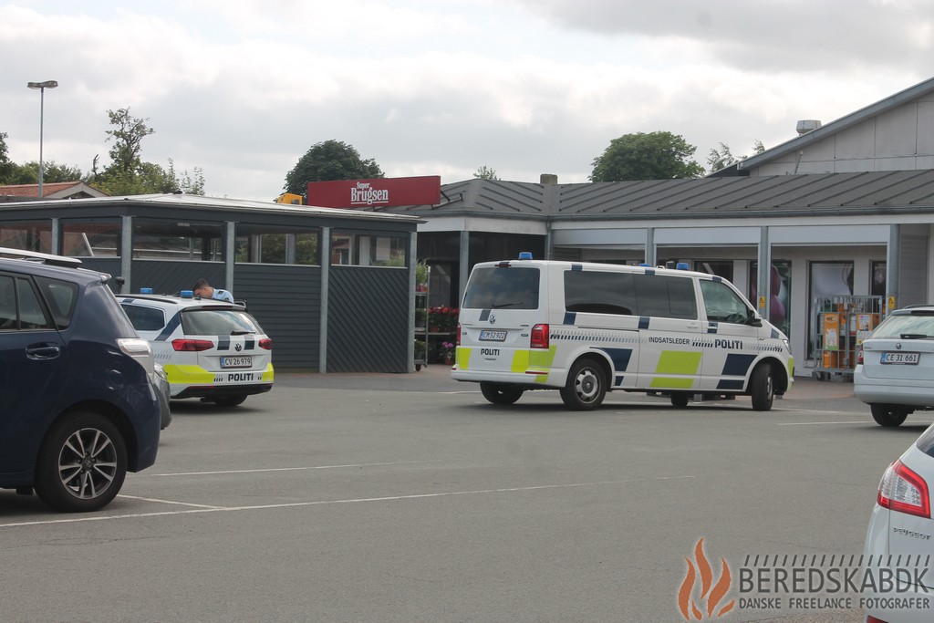 18/07-21 Ubehagelig Person anholdt på Søndergade ved Brugsen, Brædstrup