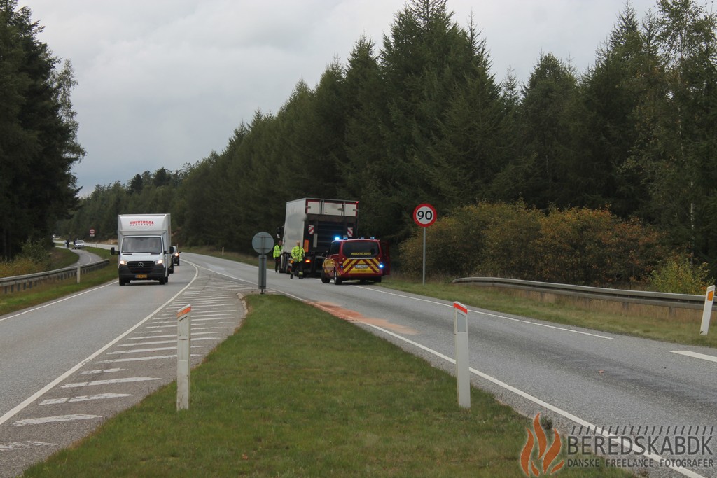 29/09-21 Forurening på Rute 13 Vejlevej ved Nørre snede