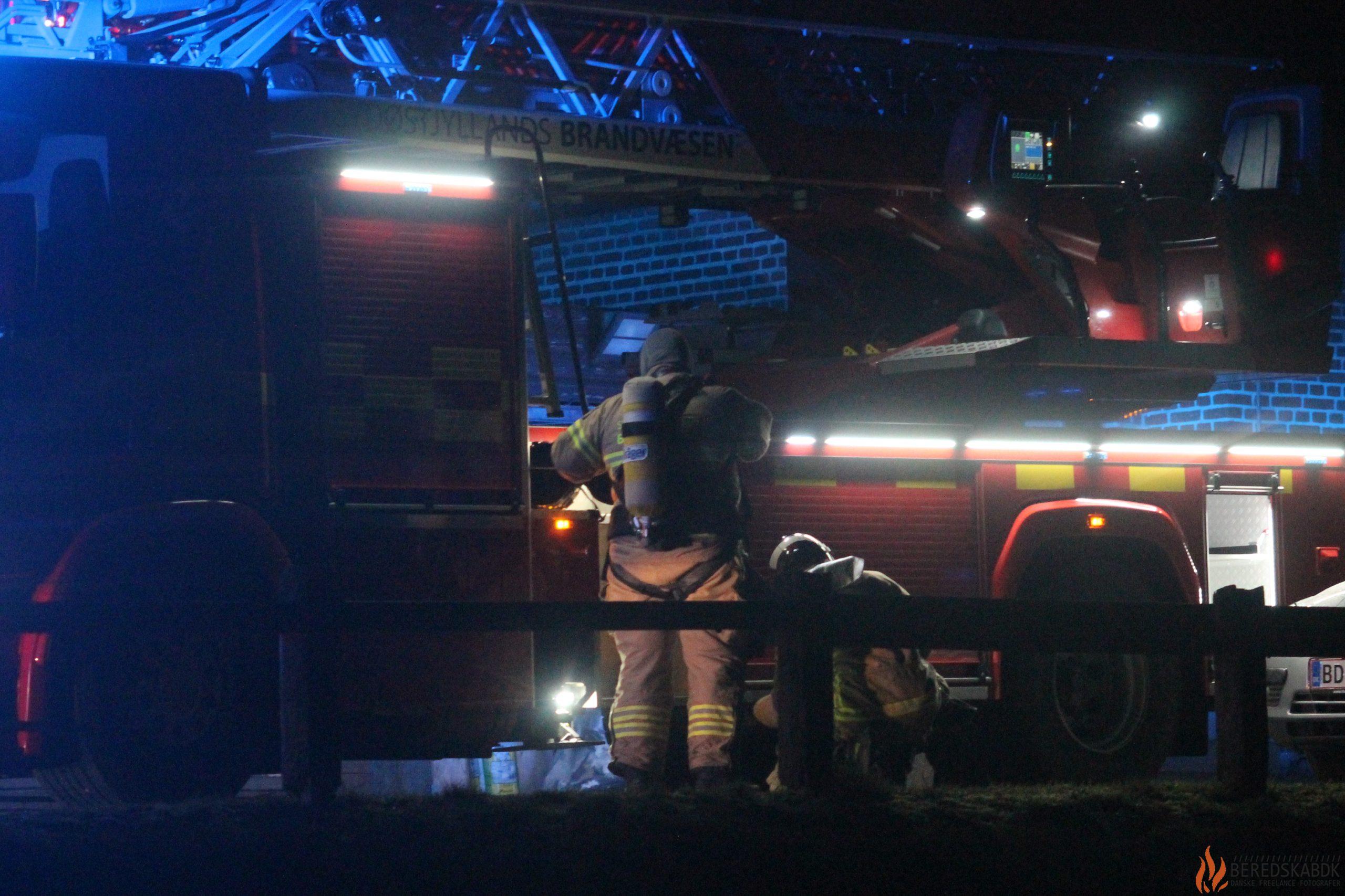 24/01-22 Brand i skorsten på Silkeborgvej ved Nim