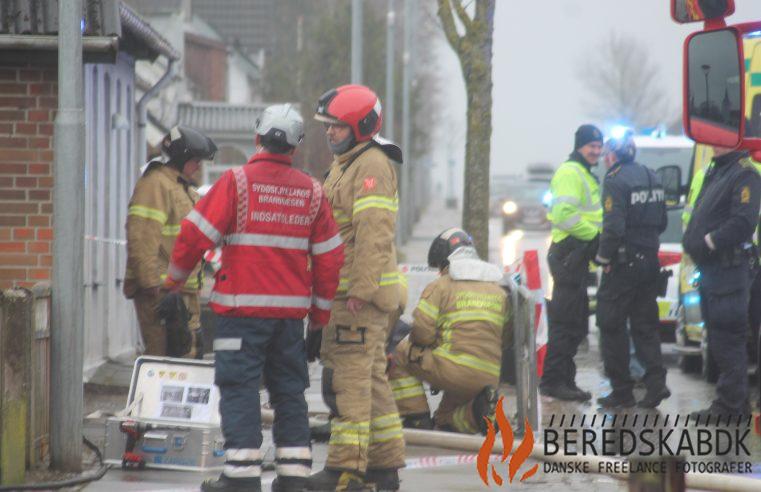 20/02-22 Brandvæsnet kaldt til brand på kirkegade i Østbirk