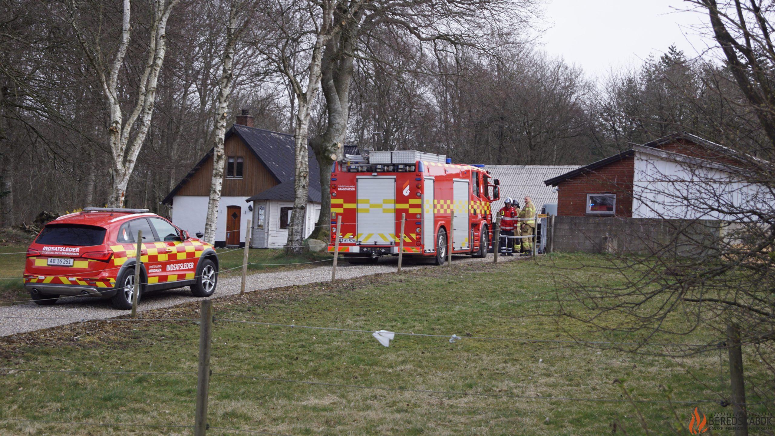 10/04-22 Brandvæsnet kaldt til brand på Skanderborgvej ved Nim i Brædstrup