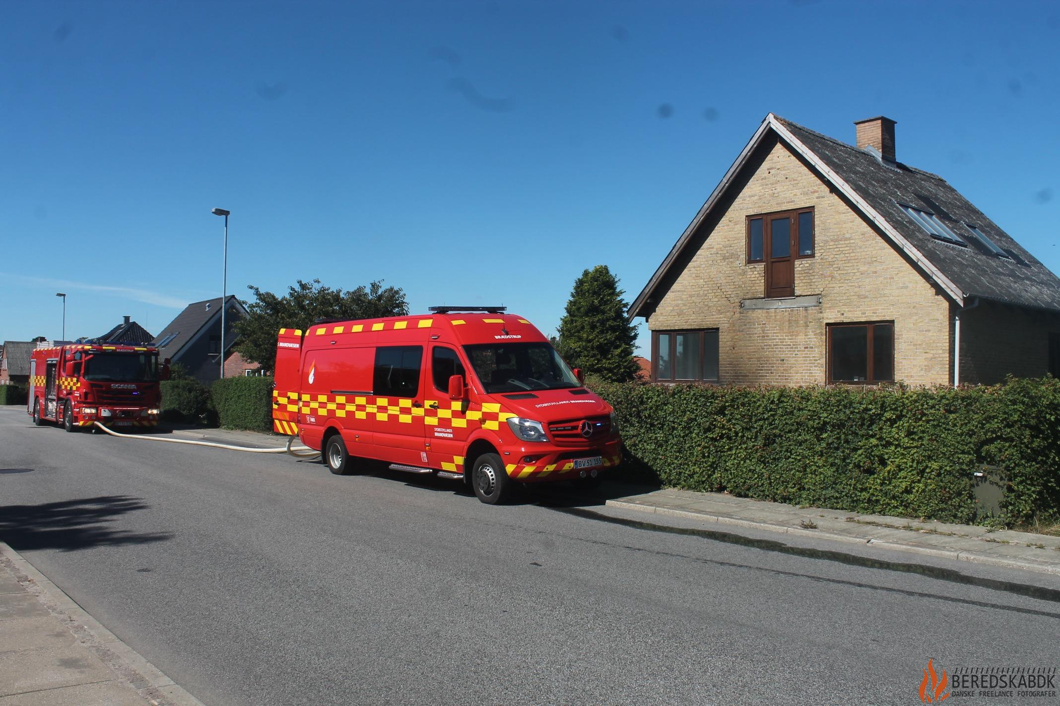 25/08-22 Brand i Villa på Østergade i Brædstrup