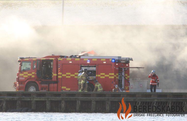 06/10-22 Brand ved Horsens havn