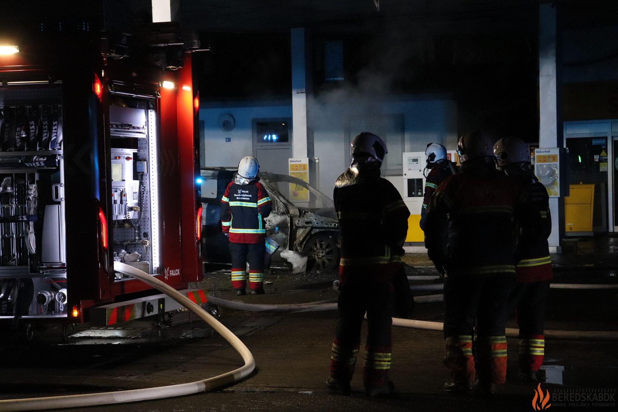 13/11-22 Bilbrand på Shell i Holstebro