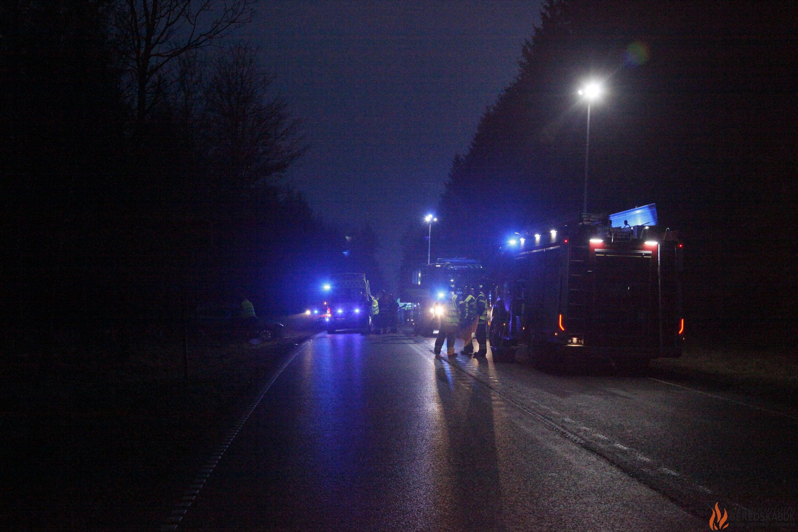 09/12-22 Alvorligt færdselsuheld på A13 Viborg Hovedvej nord for Hjøllund