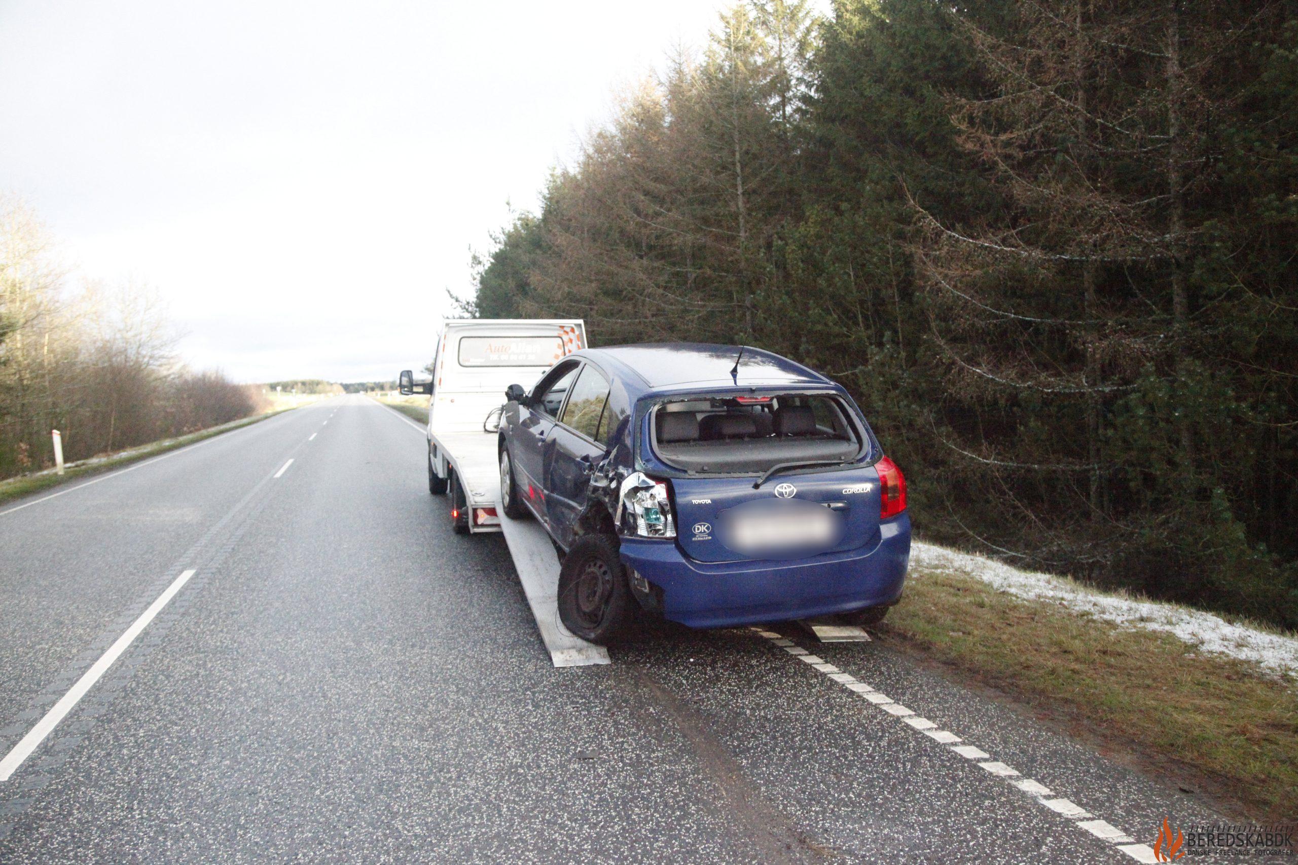 07/12-22 Færdselsuheld på Givevej Rute 176 Mellem, Hampen og Ejstrupholm 