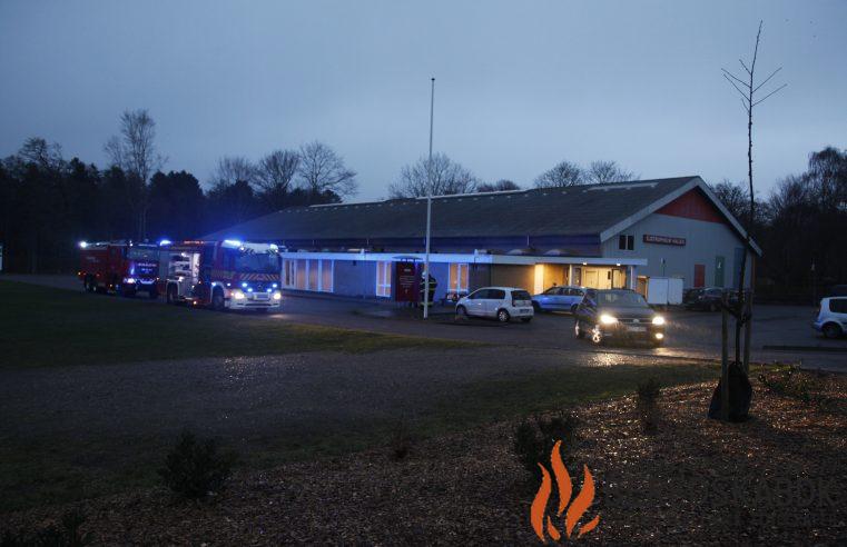 18/02-23 Brand ved Ejstrupholm Hallen, Ejstrupholm