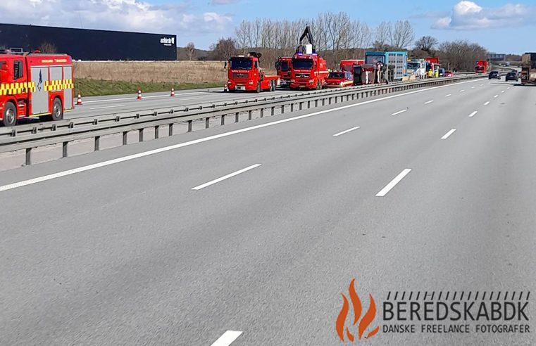 03/04-23 Uheld med Grisetransport på E45 Østjyske Motorvej