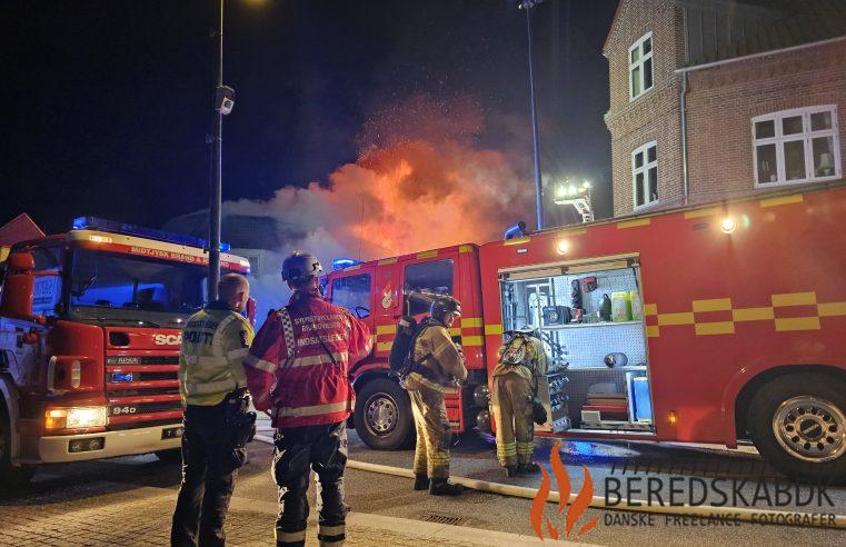 08/5-23 Brand ved pizza master i Brædstrup