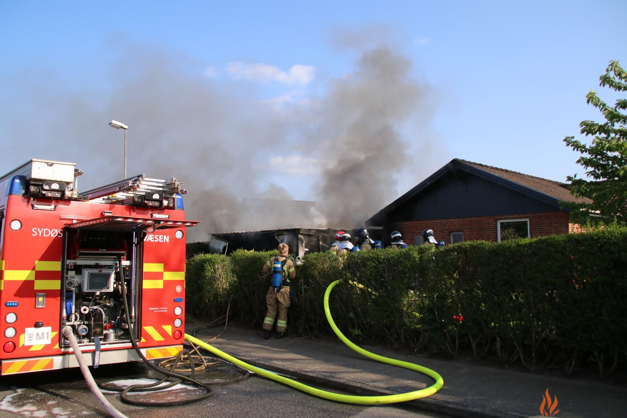 26/05-23 Brand på Fjordparken i Horsens