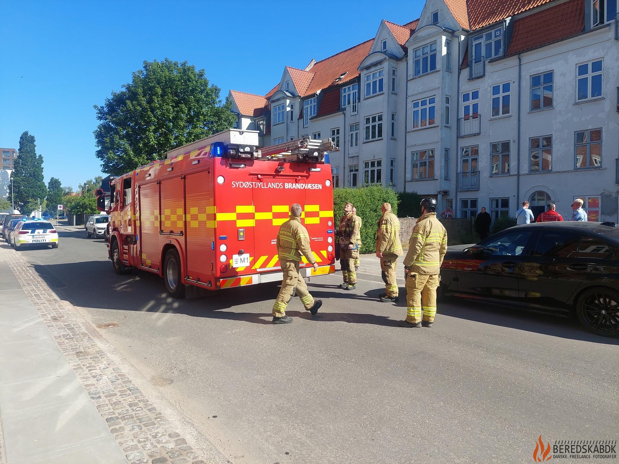 08/06-23 Brand på Jyllandsgade i Horsens