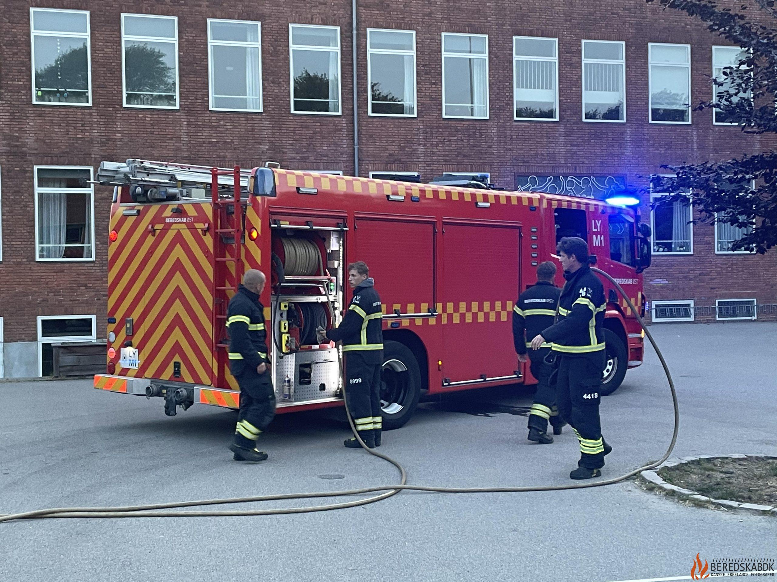 03/06-23 Mindre brand på Hummeltofteskolen i Virum